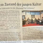 Jugendkulturdiskussion Nürnberg Pop Converence 2023